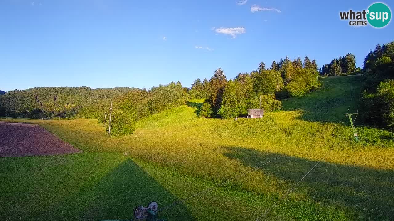 Webcam Smučišče Senožeta – Ski Resort Live View near Bohinj