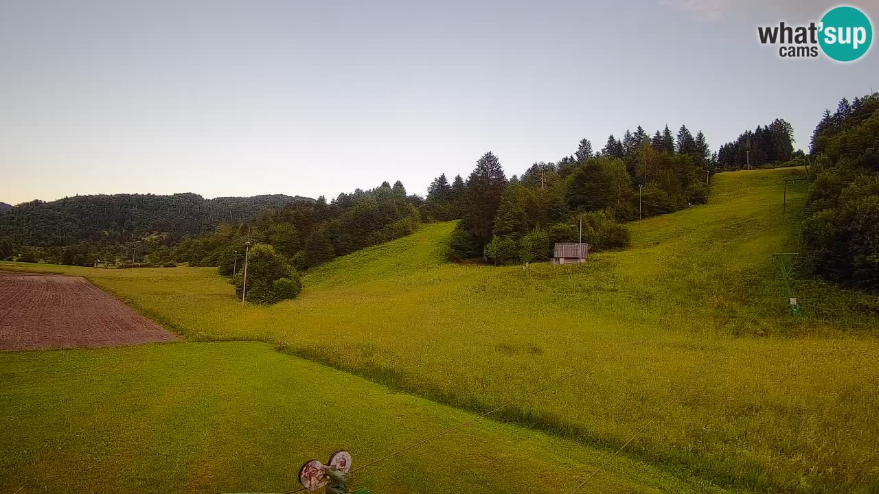 Webcam Smučišče Senožeta – Stazione sciistica a Srednja Vas vicino Bohinj