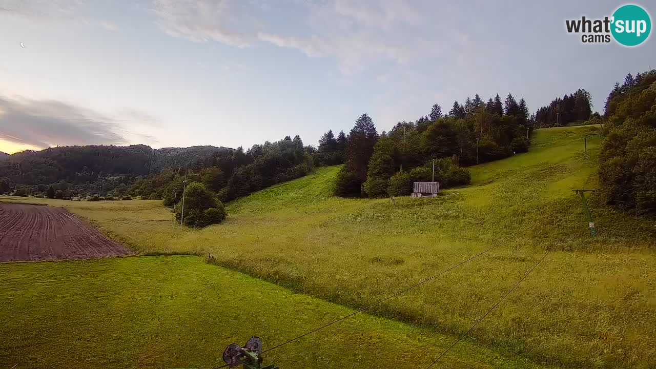 Webcam Smučišče Senožeta – Ski Resort Live View near Bohinj