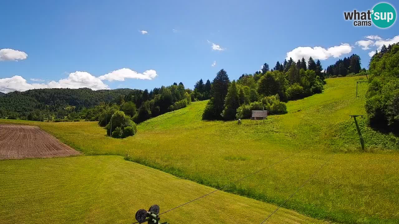 Webcam Smučišče Senožeta – Stazione sciistica a Srednja Vas vicino Bohinj