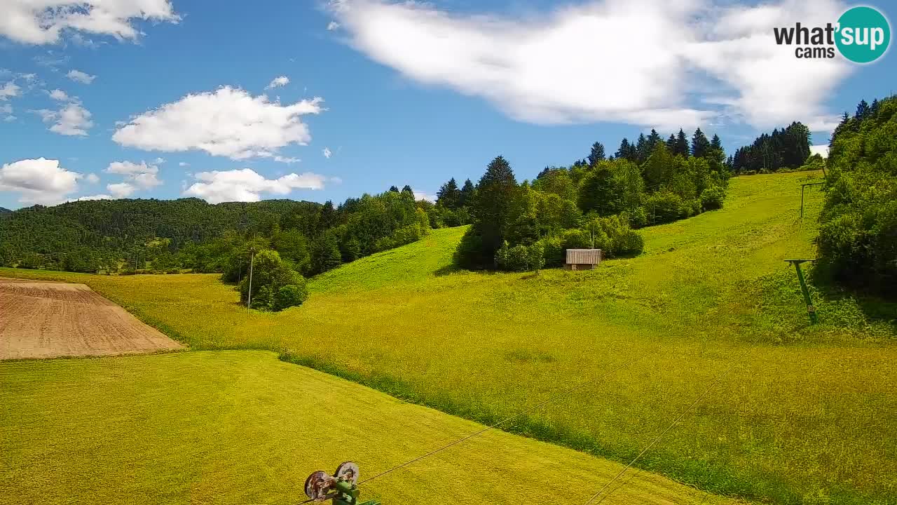 Webcam Smučišče Senožeta – Stazione sciistica a Srednja Vas vicino Bohinj