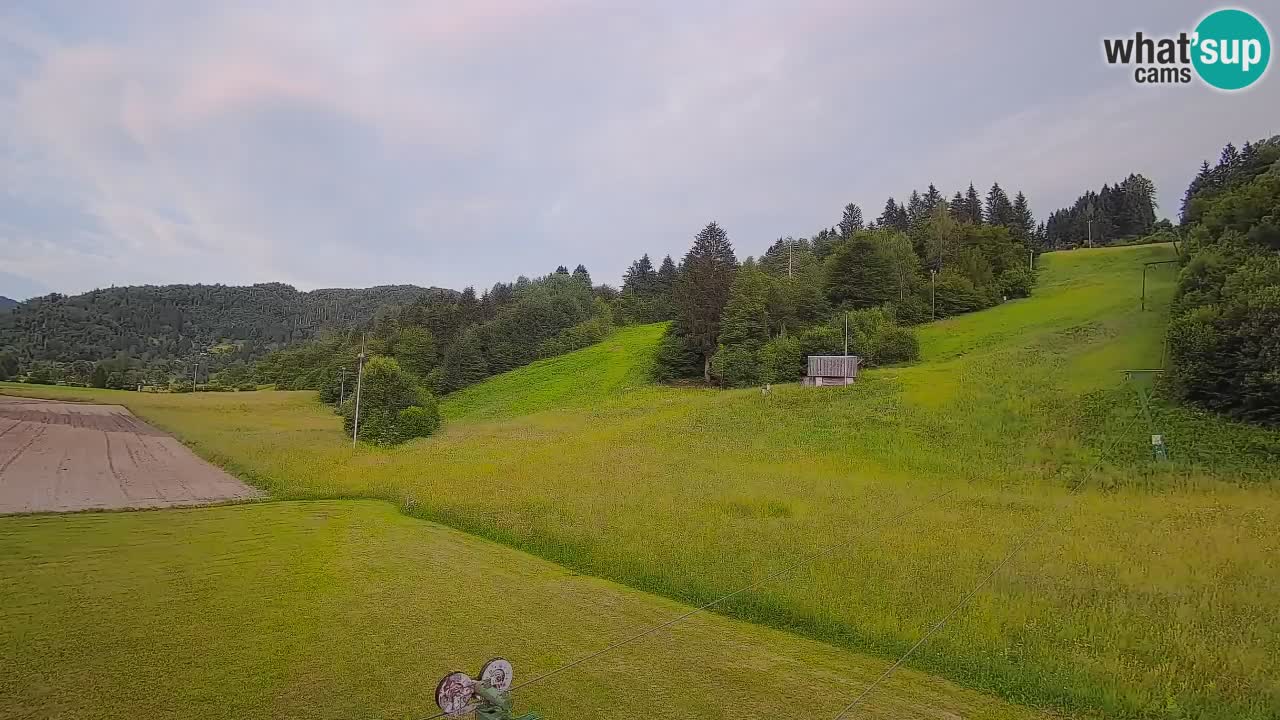 Webcam Smučišče Senožeta – Ski Resort Live View near Bohinj