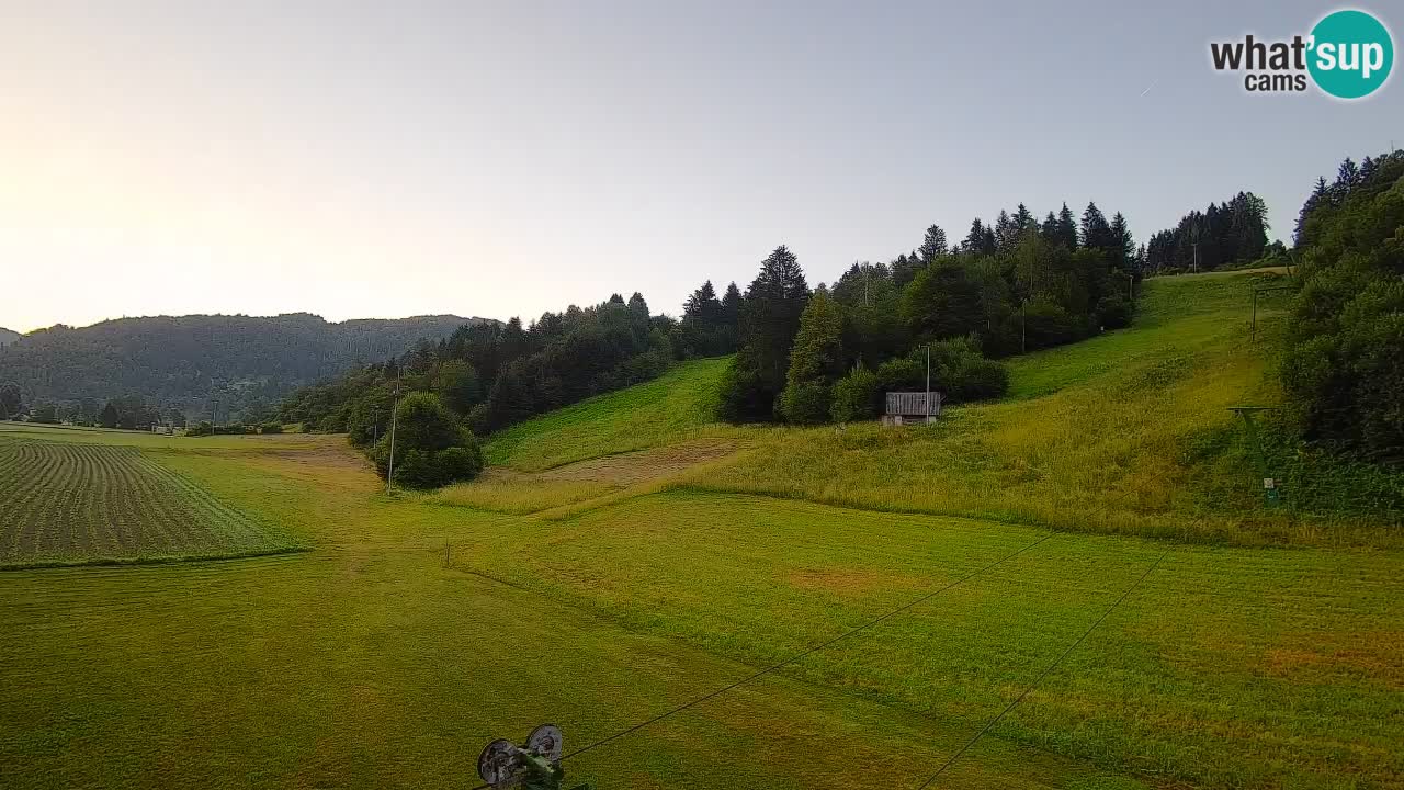 Cámara web Smučišče Senožeta – Estación de esquí en Srednja Vas cerca de Bohinj