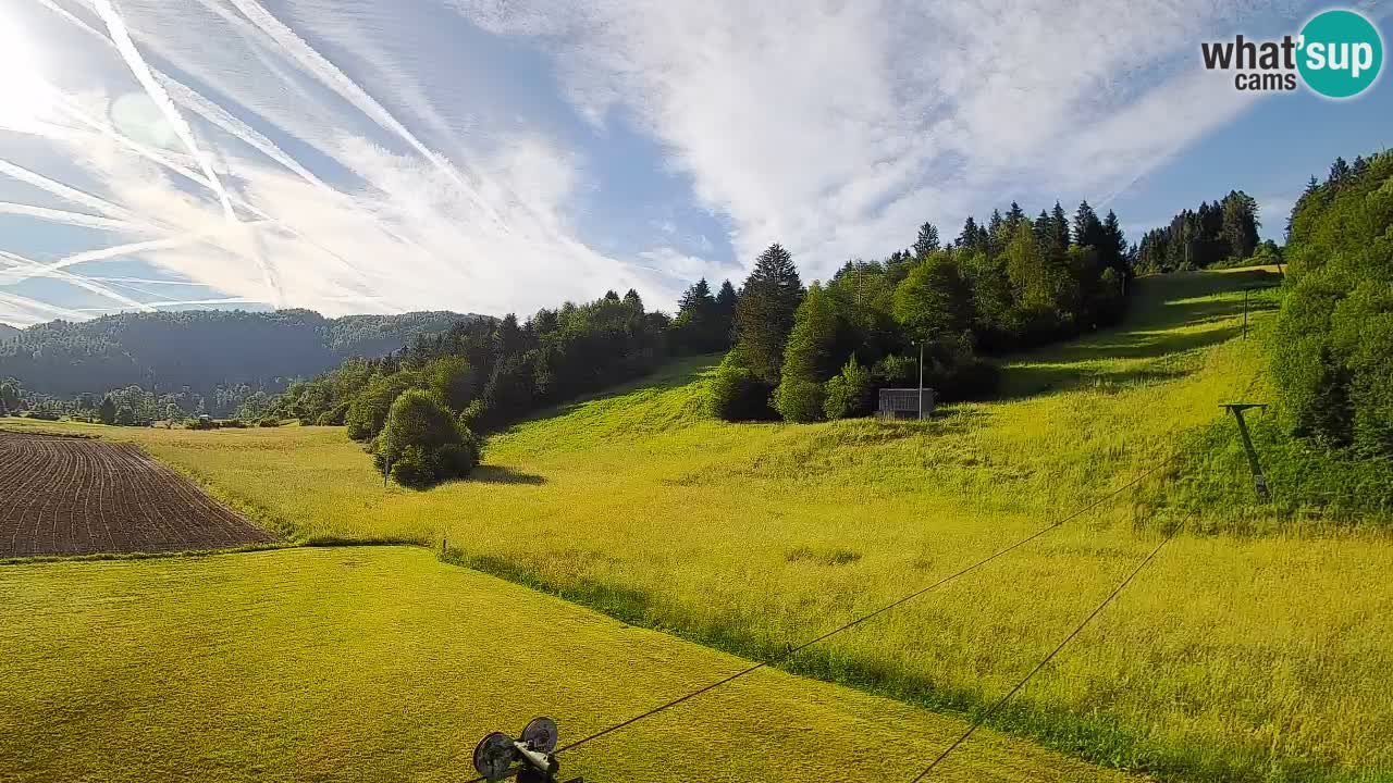 Webcam Smučišče Senožeta – Stazione sciistica a Srednja Vas vicino Bohinj
