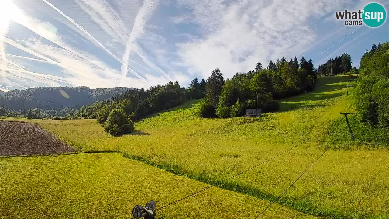 Webcam Smučišče Senožeta – Ski Resort Live View near Bohinj