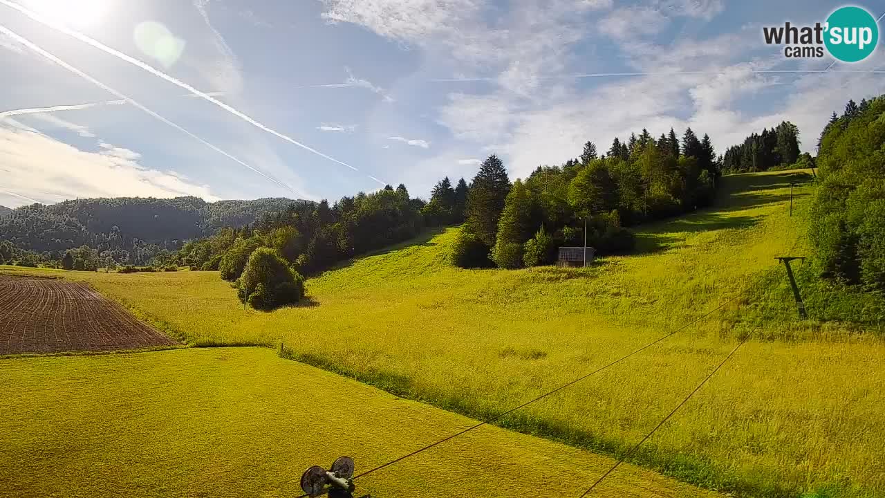 Web kamera Smučišče Senožeta – Skijalište u Srednjoj Vasi kod Bohinja