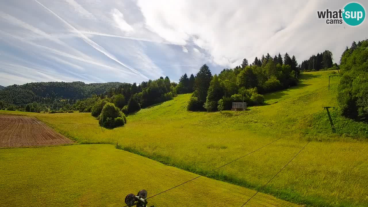 Webcam Smučišče Senožeta – Ski Resort Live View near Bohinj