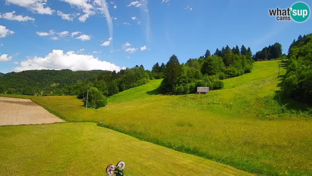 Webcam Smučišče Senožeta – Station de ski à Srednja Vas près de Bohinj
