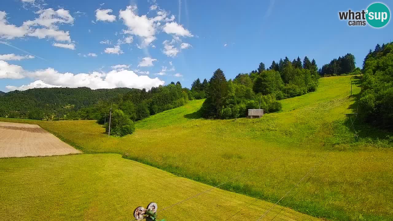 Webcam Smučišče Senožeta – Stazione sciistica a Srednja Vas vicino Bohinj