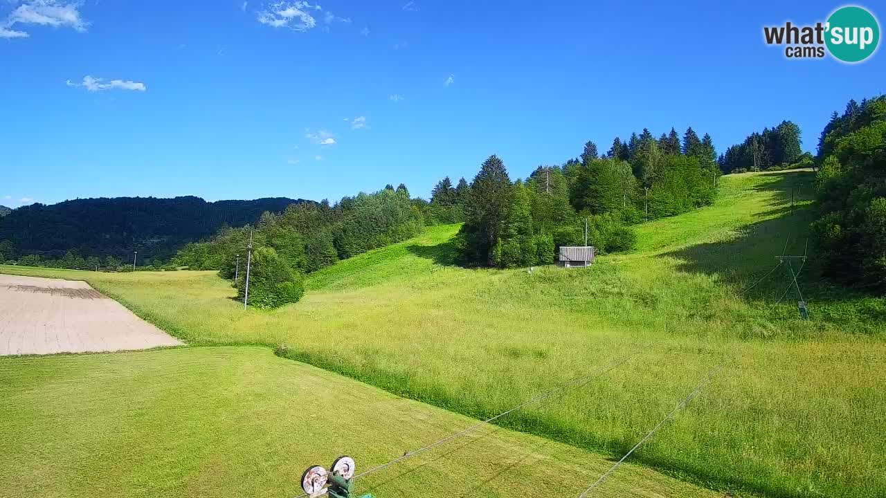 Webcam Smučišče Senožeta – Station de ski à Srednja Vas près de Bohinj