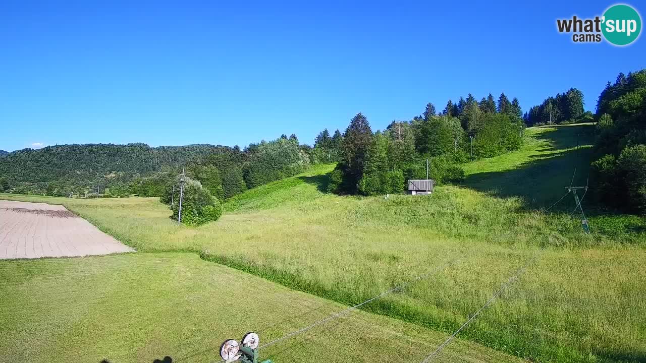 Webcam Smučišče Senožeta – Station de ski à Srednja Vas près de Bohinj