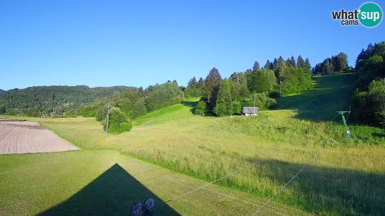 Web kamera Smučišče Senožeta – Skijalište u Srednjoj Vasi kod Bohinja