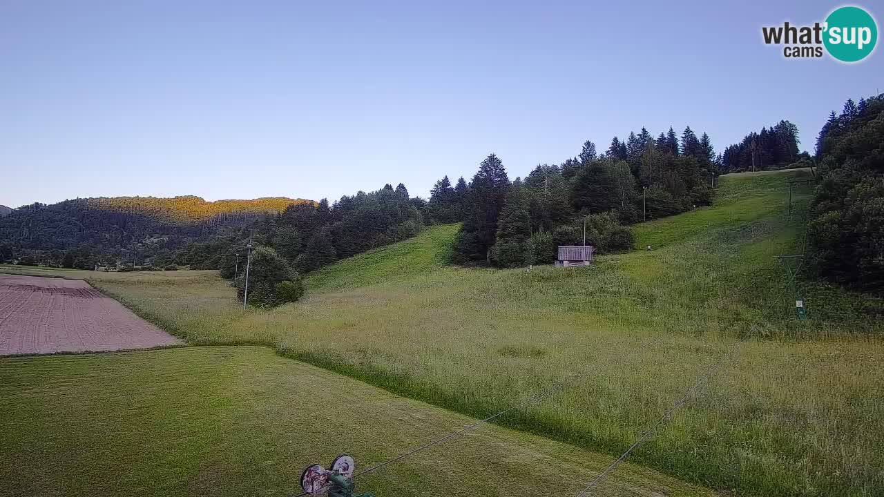 Webcam Smučišče Senožeta – Station de ski à Srednja Vas près de Bohinj
