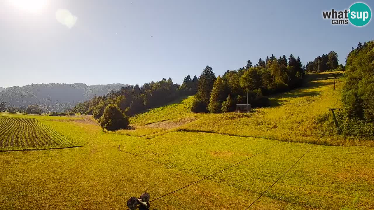 Webcam Smučišče Senožeta – Stazione sciistica a Srednja Vas vicino Bohinj