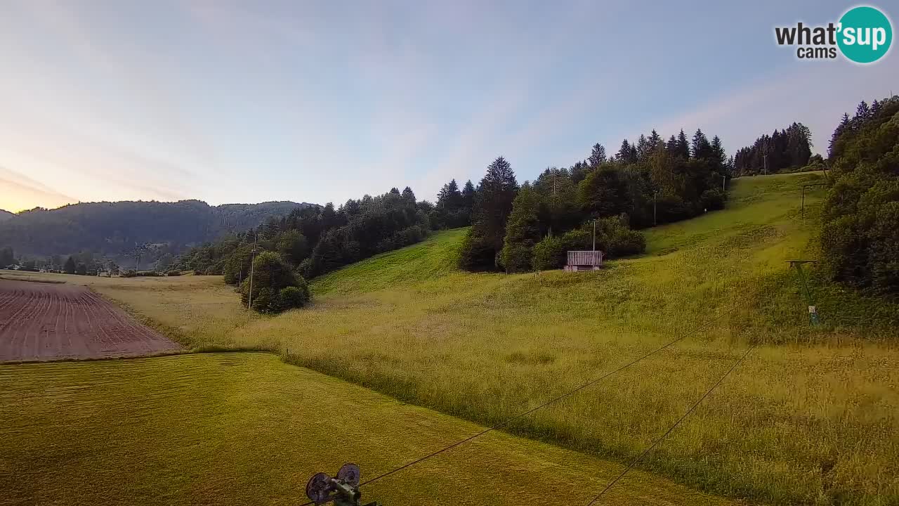 Webcam Smučišče Senožeta – Stazione sciistica a Srednja Vas vicino Bohinj