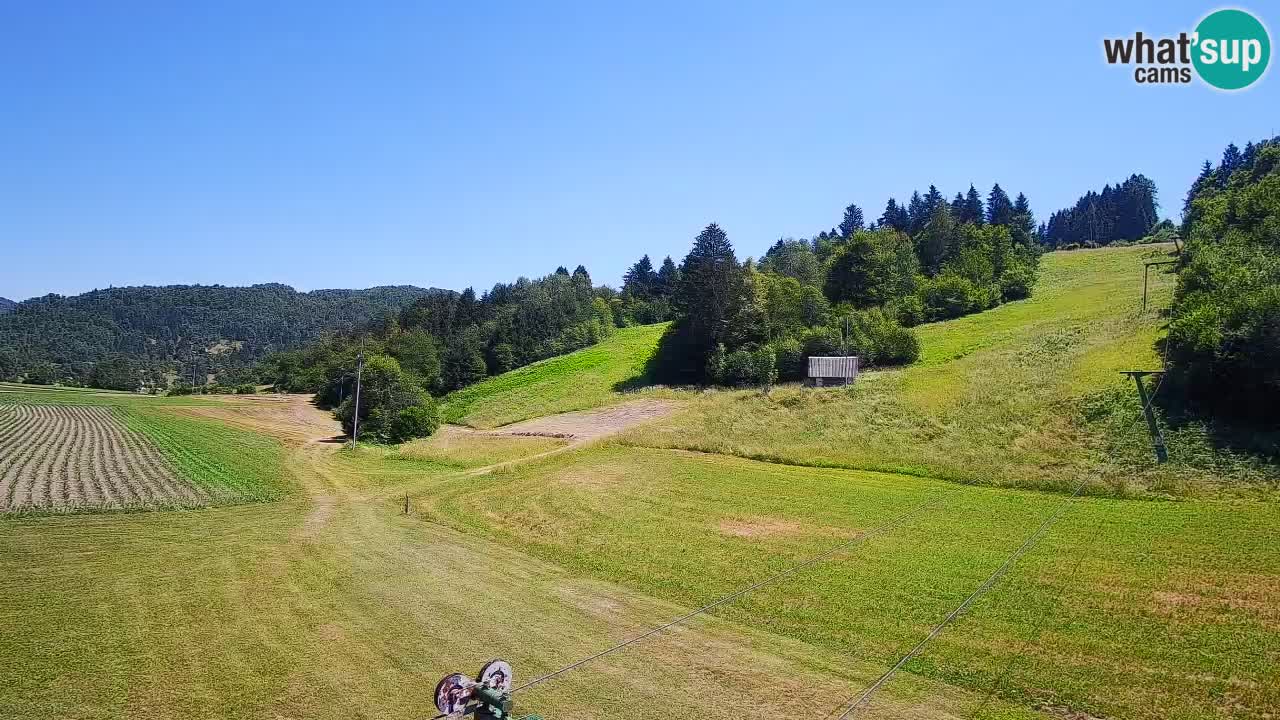 Webcam Smučišče Senožeta – Ski Resort Live View near Bohinj