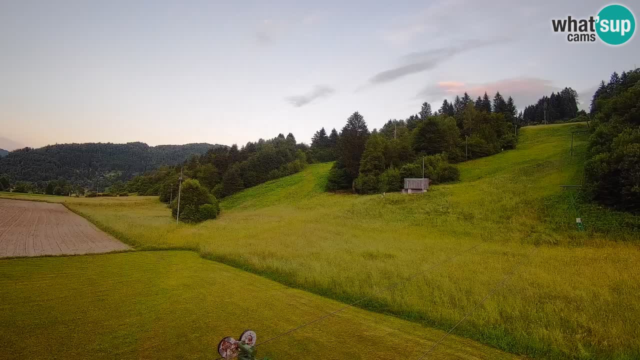 Webcam Smučišče Senožeta – Ski Resort Live View near Bohinj