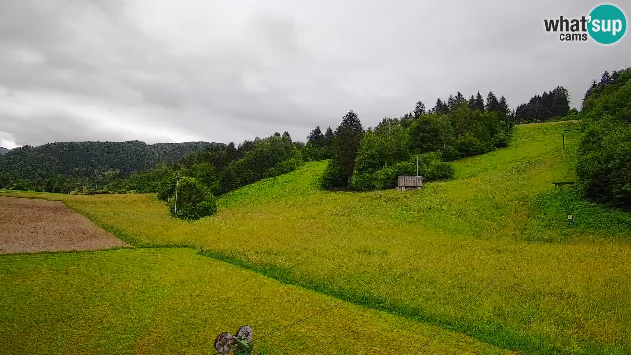 Webcam Smučišče Senožeta – Ski Resort Live View near Bohinj