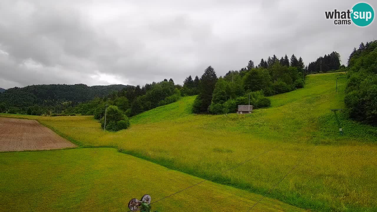 Webcam Smučišče Senožeta – Stazione sciistica a Srednja Vas vicino Bohinj