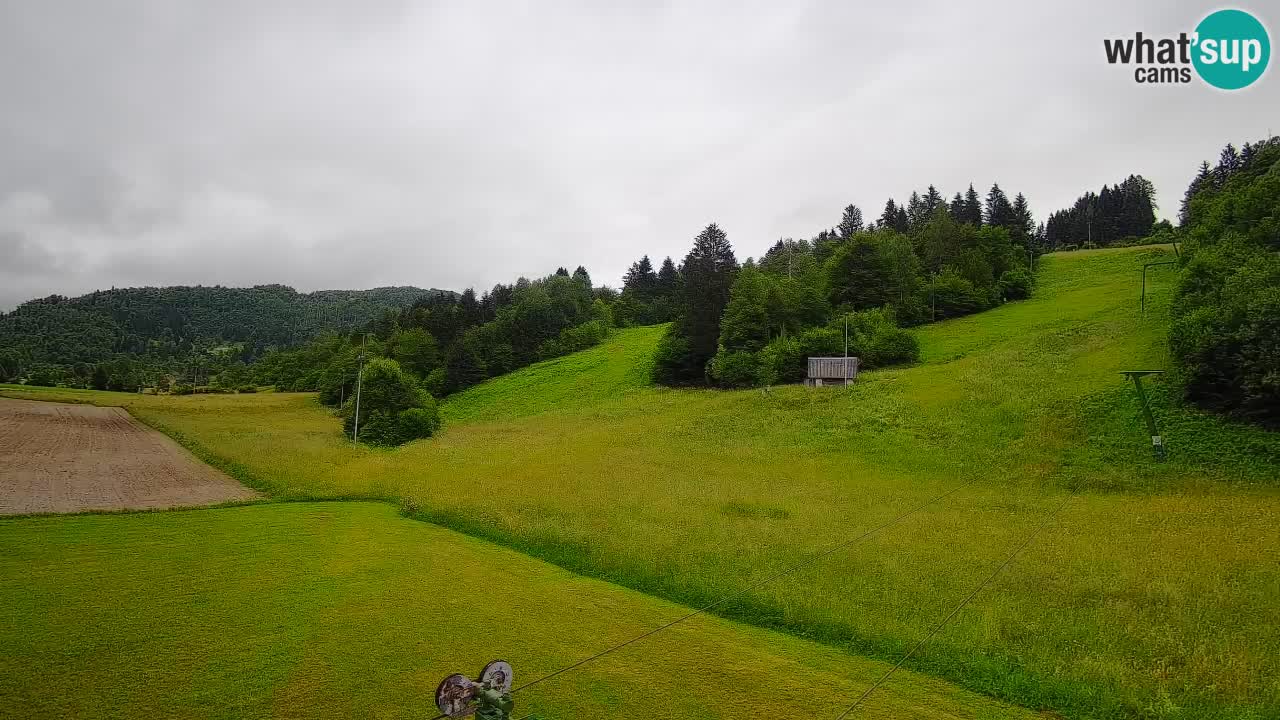 Webcam Smučišče Senožeta – Ski Resort Live View near Bohinj