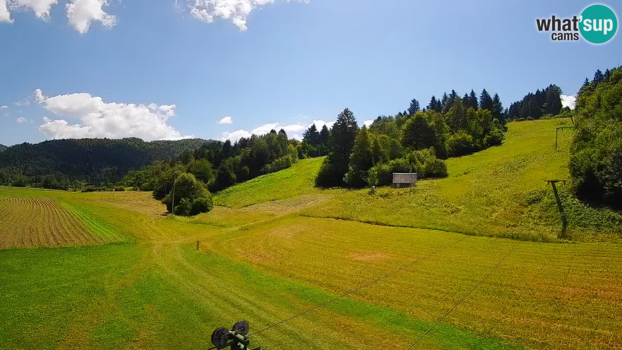 Webcam Smučišče Senožeta – Stazione sciistica a Srednja Vas vicino Bohinj