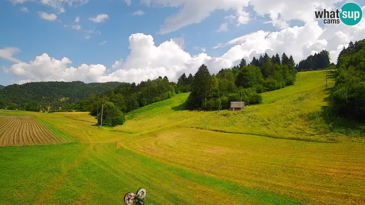 Webcam Smučišče Senožeta – Ski Resort Live View near Bohinj