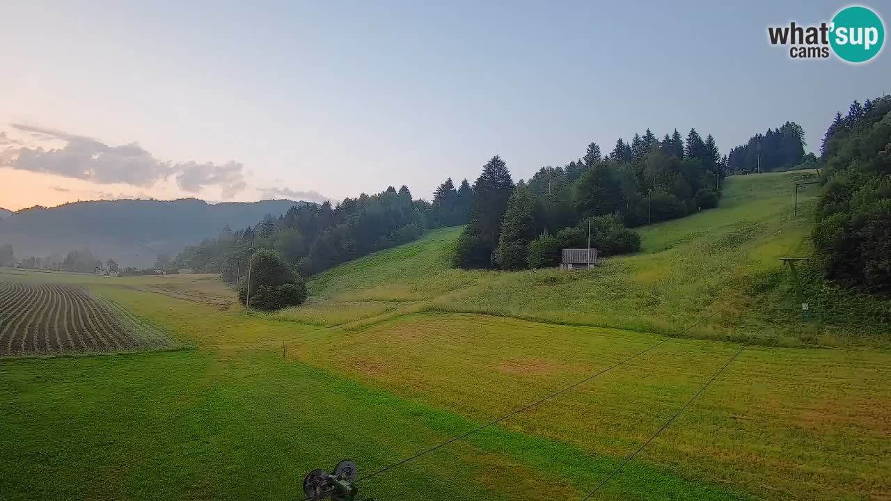 Webcam Smučišče Senožeta – Ski Resort Live View near Bohinj