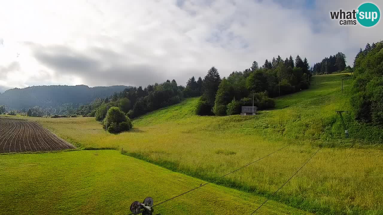 Webcam Smučišče Senožeta – Ski Resort Live View near Bohinj