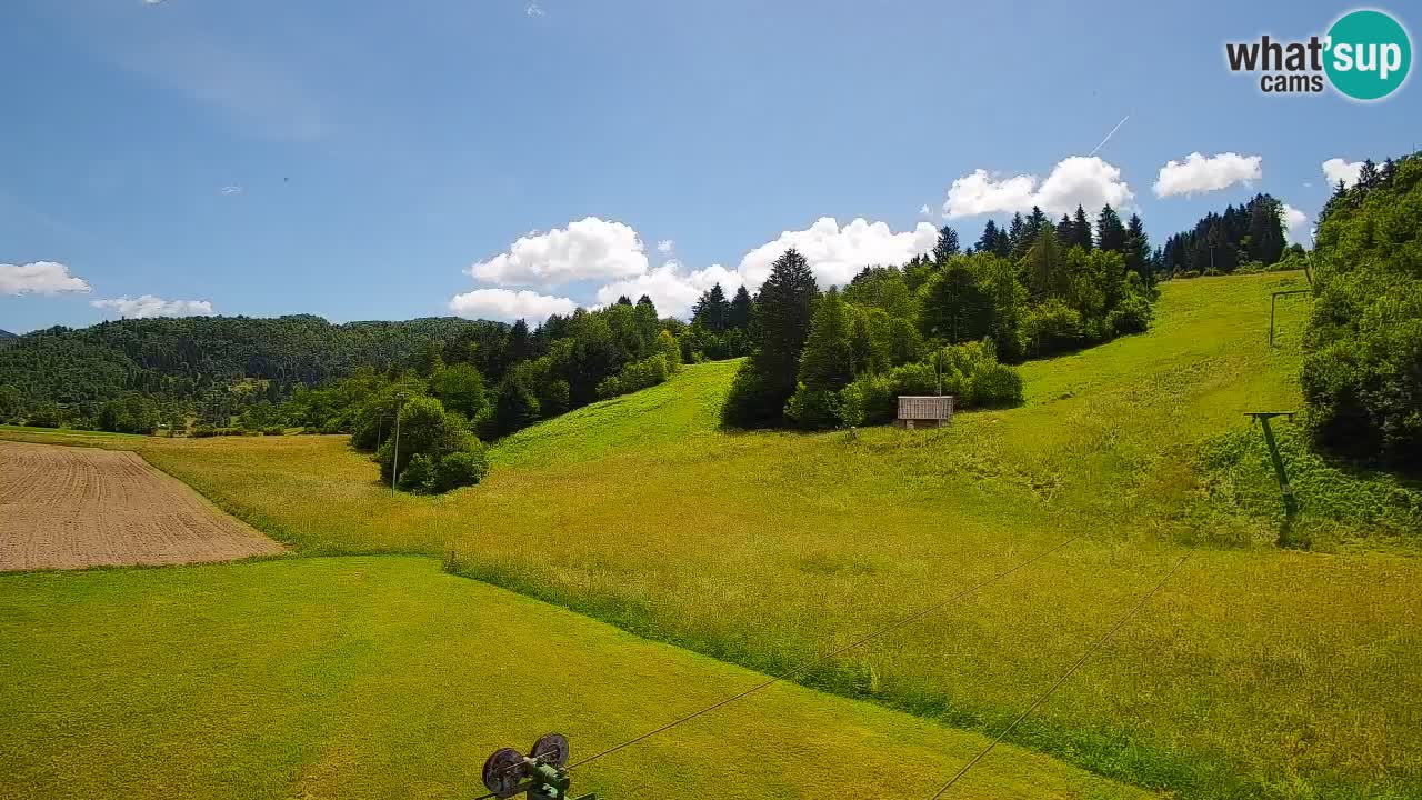 Webcam Smučišče Senožeta – Ski Resort Live View near Bohinj