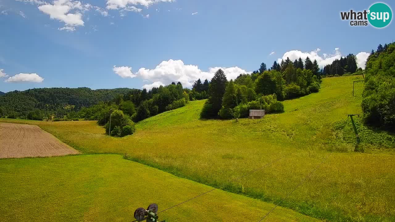 Webcam Smučišče Senožeta – Ski Resort Live View near Bohinj