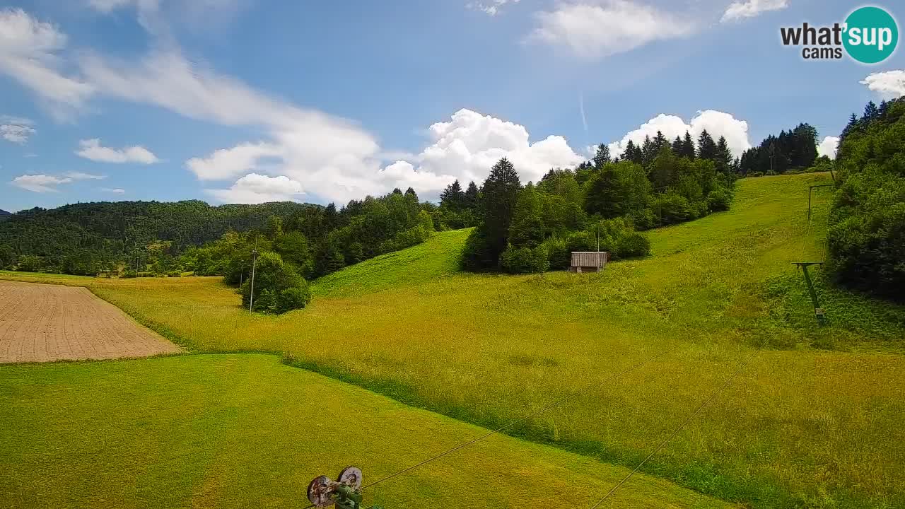 Webcam Smučišče Senožeta – Ski Resort Live View near Bohinj