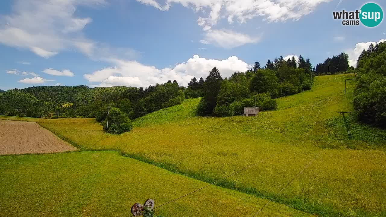 Webcam Smučišče Senožeta – Stazione sciistica a Srednja Vas vicino Bohinj