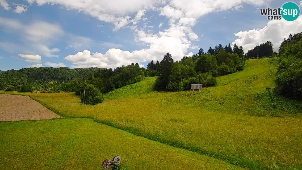Webcam Smučišče Senožeta – Ski Resort Live View near Bohinj