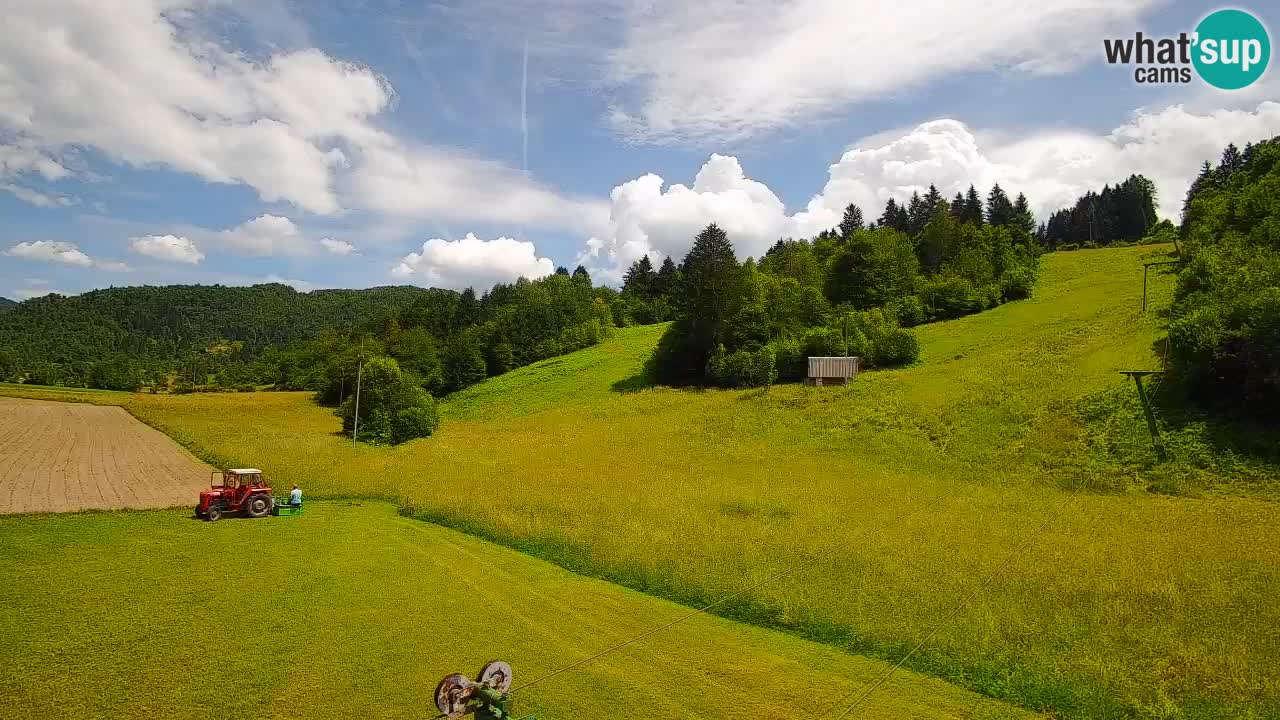 Webcam Smučišče Senožeta – Ski Resort Live View near Bohinj