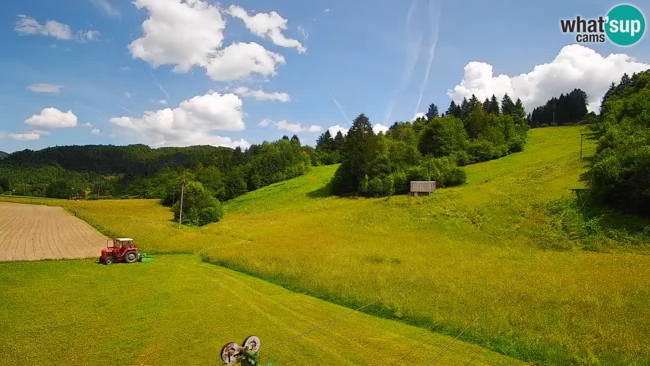 Webcam Smučišče Senožeta – Stazione sciistica a Srednja Vas vicino Bohinj