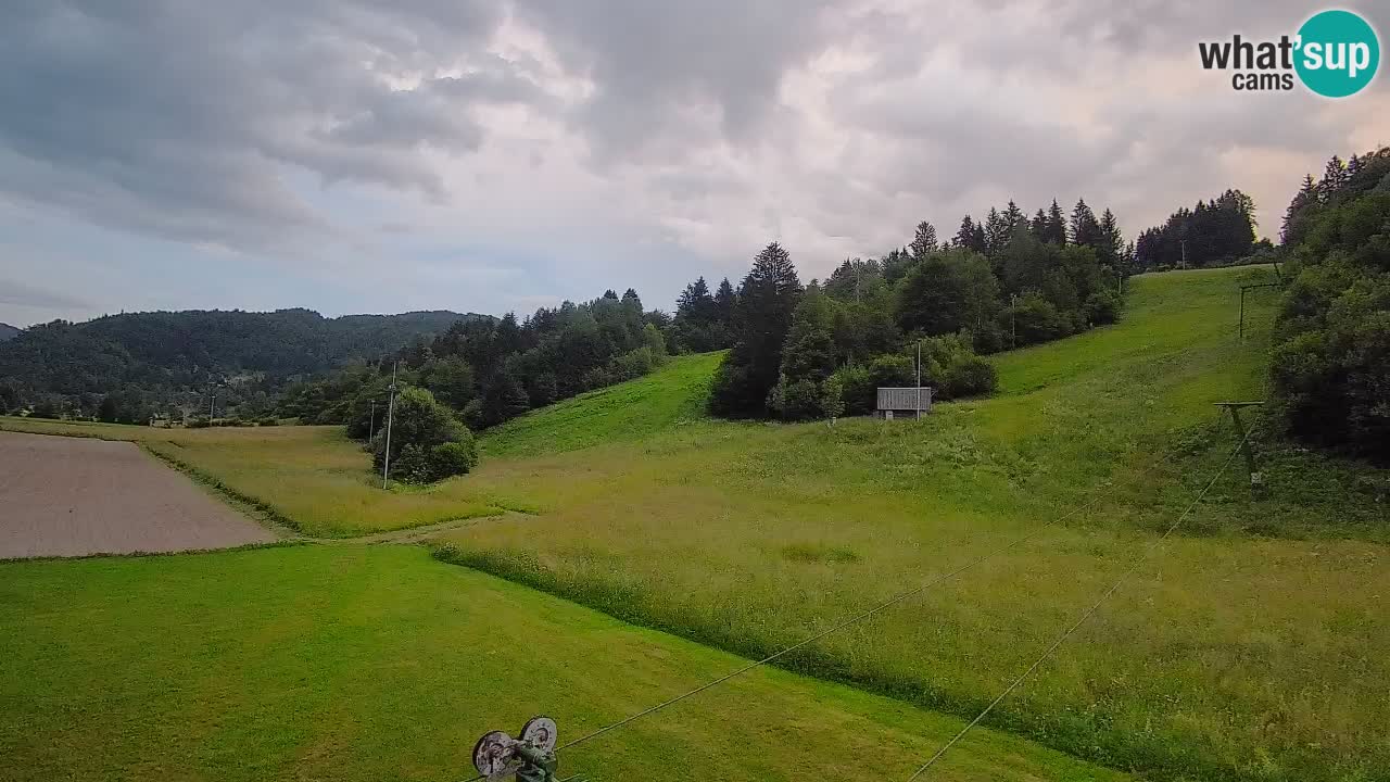 Webcam Smučišče Senožeta – Stazione sciistica a Srednja Vas vicino Bohinj