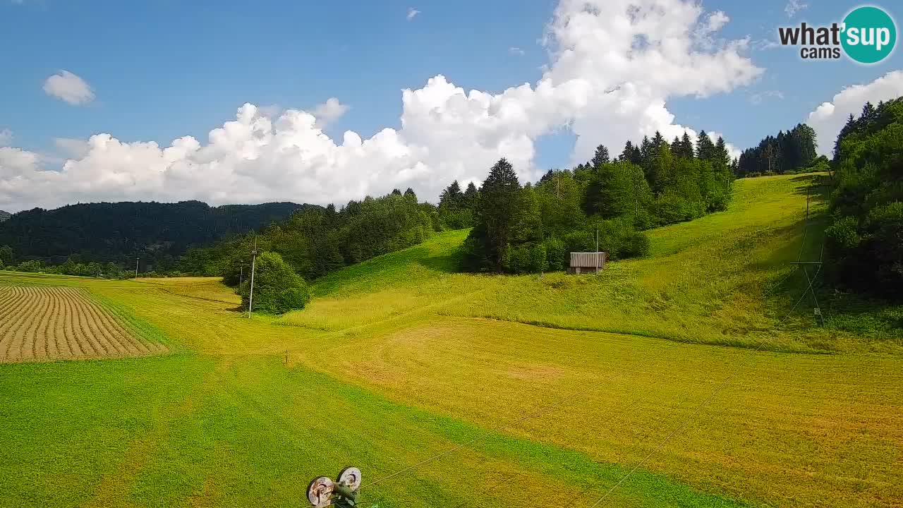 Webcam Smučišče Senožeta – Ski Resort Live View near Bohinj
