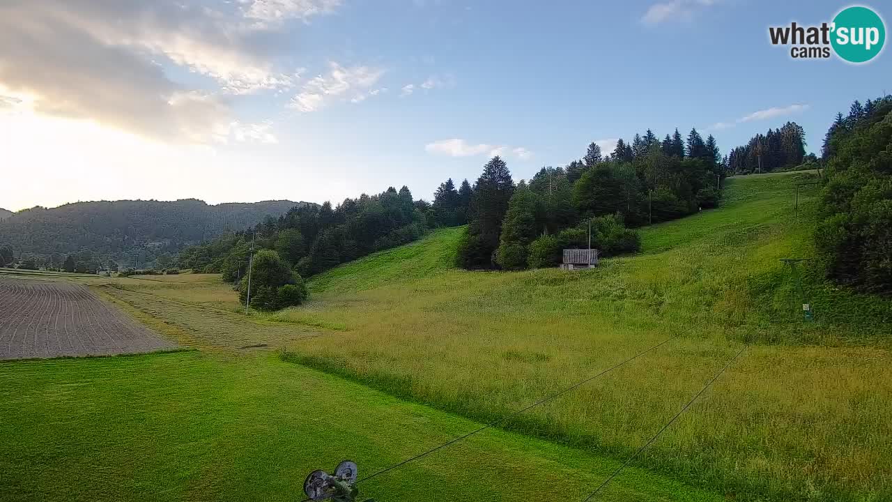 Webcam Smučišče Senožeta – Ski Resort Live View near Bohinj