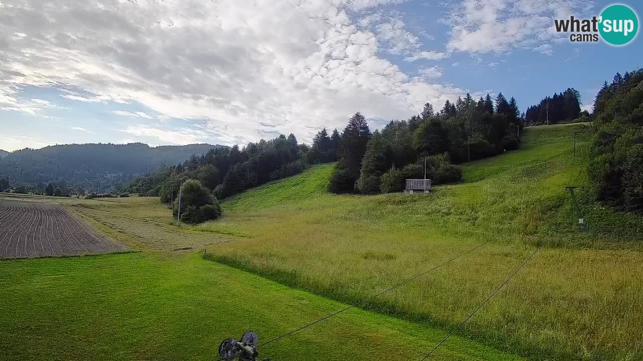 Webcam Smučišče Senožeta – Station de ski à Srednja Vas près de Bohinj