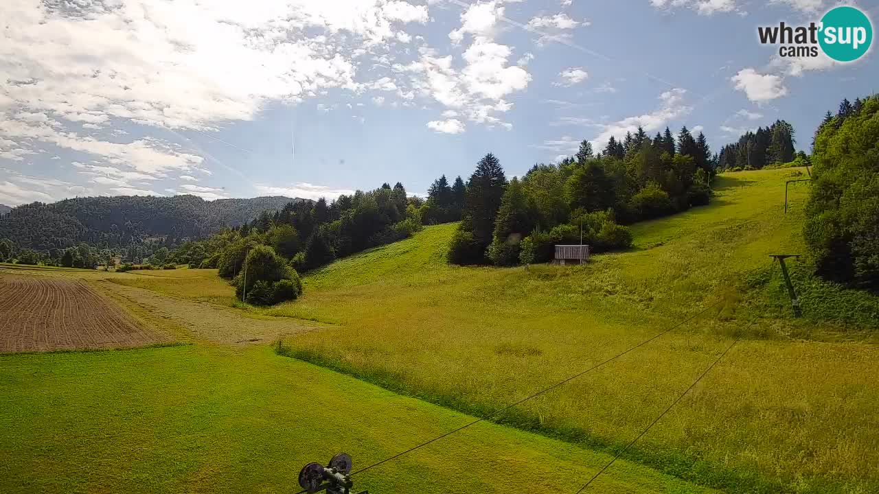 Webcam Smučišče Senožeta – Stazione sciistica a Srednja Vas vicino Bohinj
