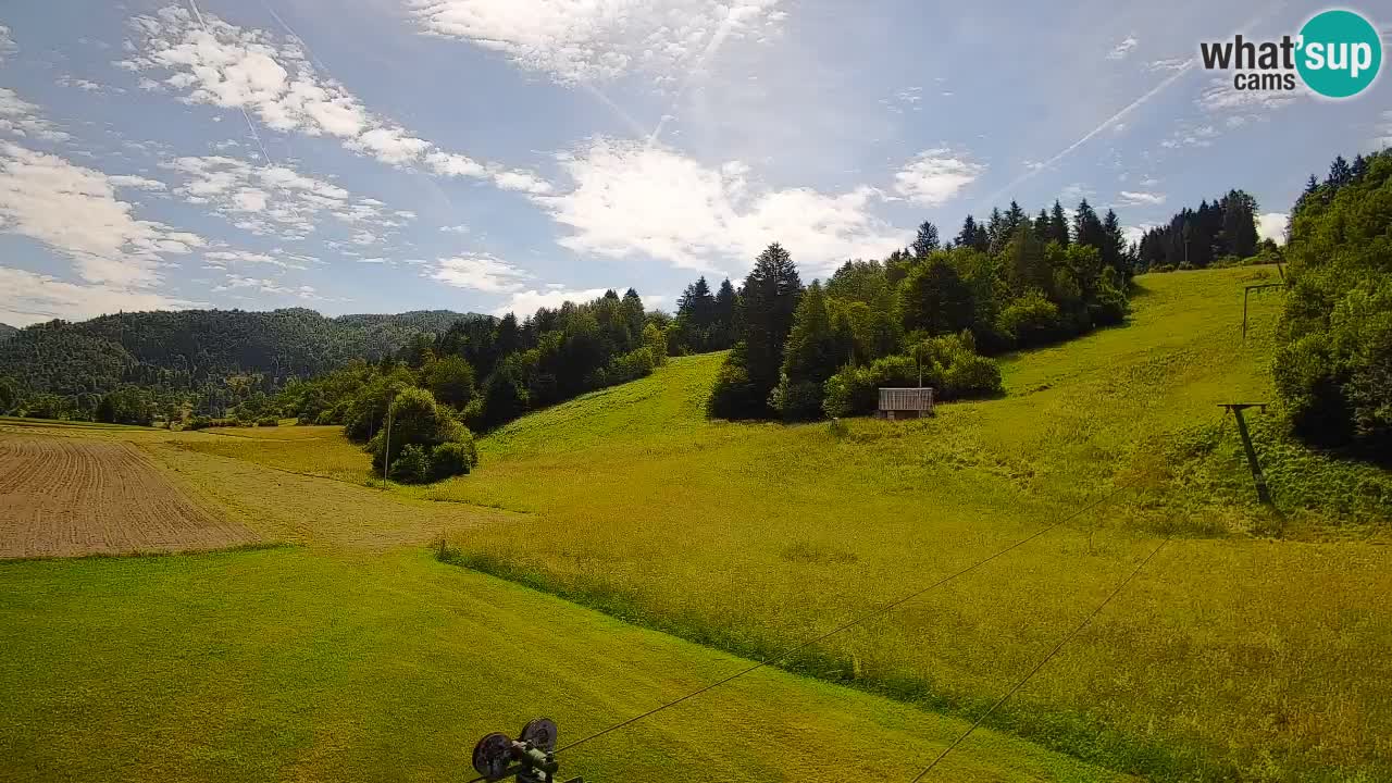 Webcam Smučišče Senožeta – Stazione sciistica a Srednja Vas vicino Bohinj