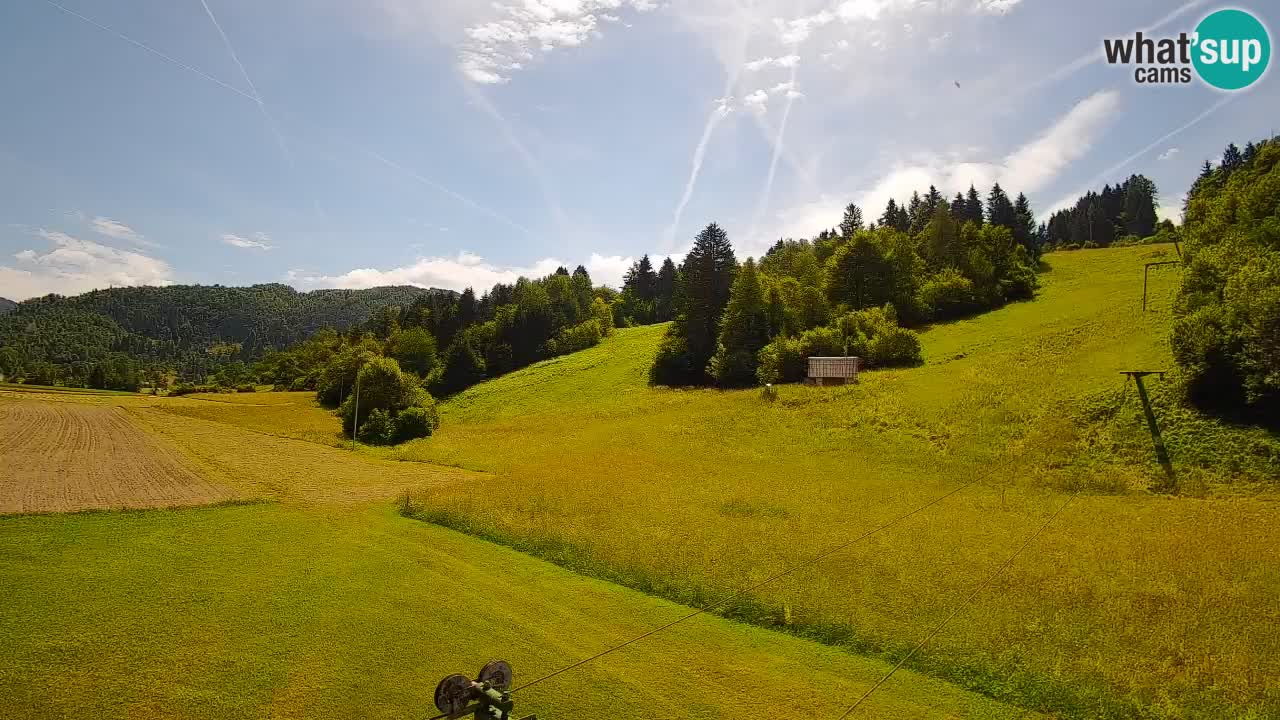 Webcam Smučišče Senožeta – Stazione sciistica a Srednja Vas vicino Bohinj