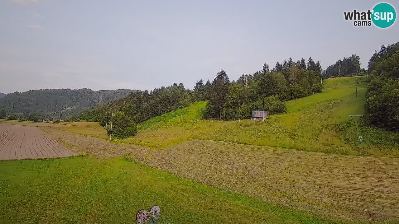Webcam Smučišče Senožeta – Station de ski à Srednja Vas près de Bohinj