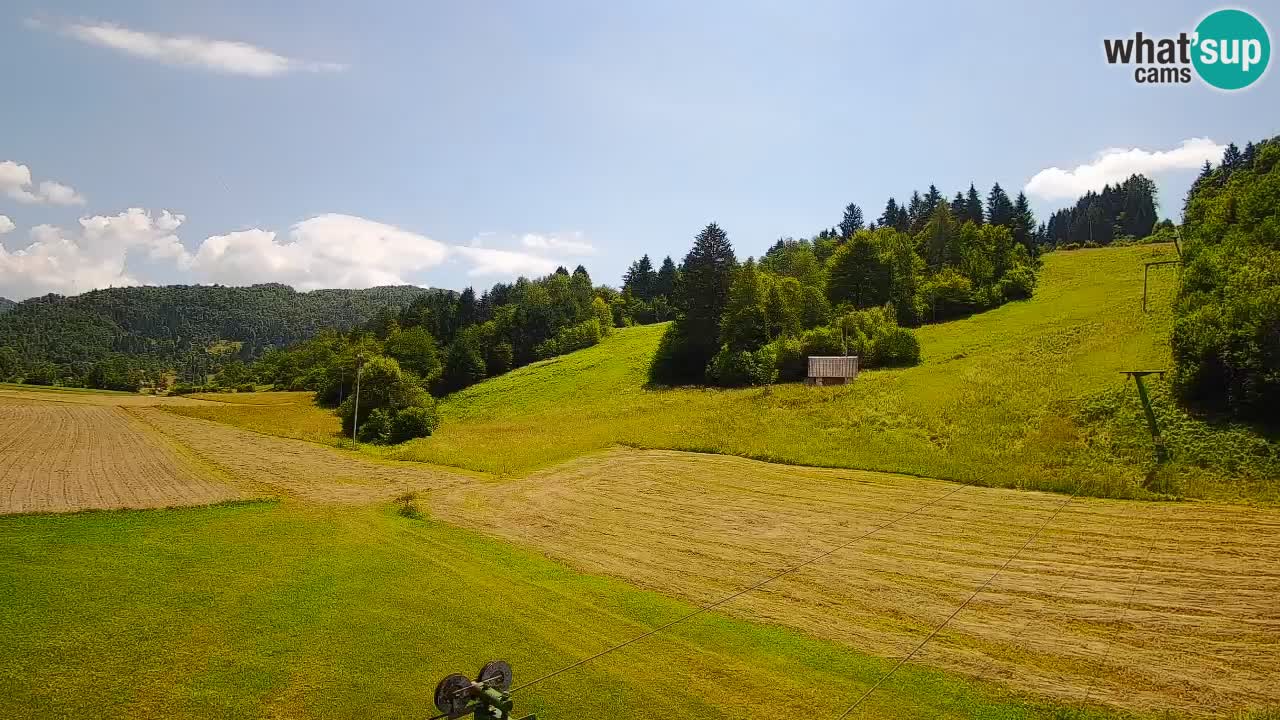 Cámara web Smučišče Senožeta – Estación de esquí en Srednja Vas cerca de Bohinj