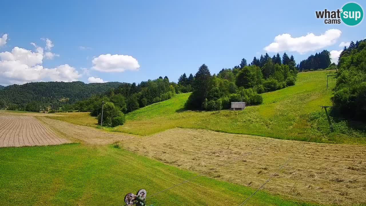 Webcam Smučišče Senožeta – Stazione sciistica a Srednja Vas vicino Bohinj