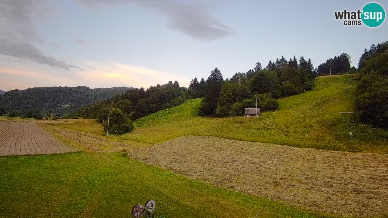 Webcam Smučišče Senožeta – Stazione sciistica a Srednja Vas vicino Bohinj