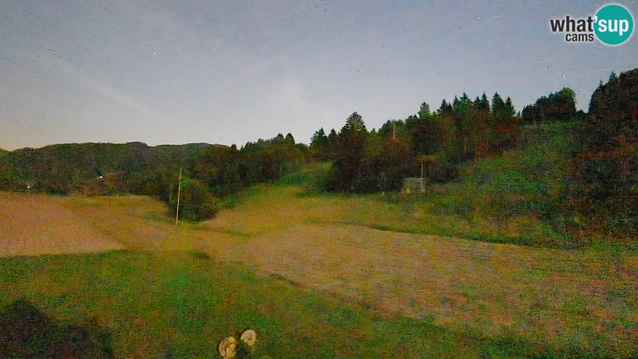 Webcam Smučišče Senožeta – Skigebiet in Srednja Vas bei Bohinj