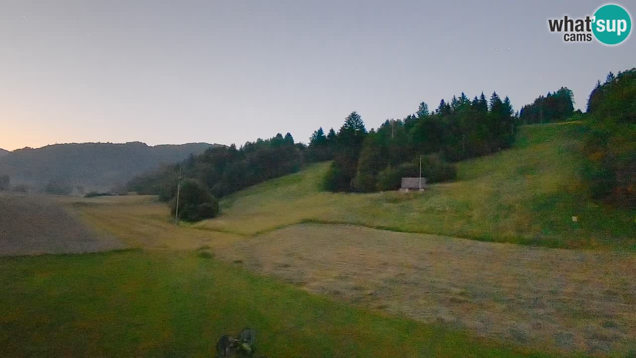 Cámara web Smučišče Senožeta – Estación de esquí en Srednja Vas cerca de Bohinj