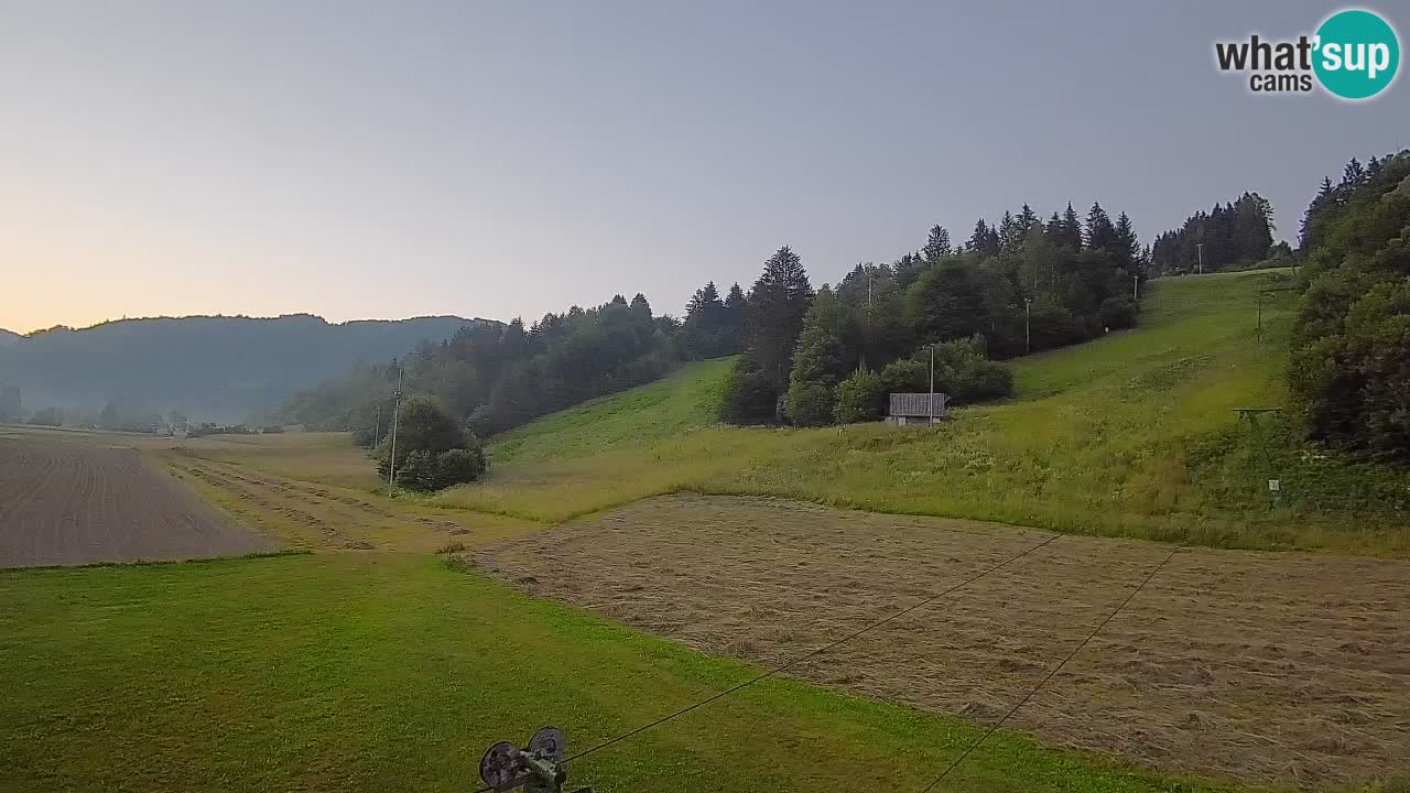 Webcam Smučišče Senožeta – Station de ski à Srednja Vas près de Bohinj