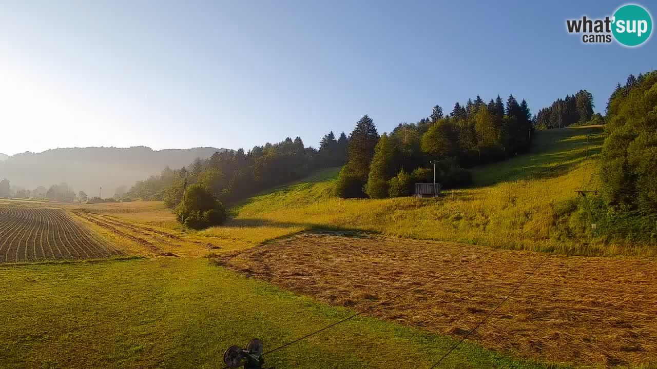 Webcam Smučišče Senožeta – Ski Resort Live View near Bohinj